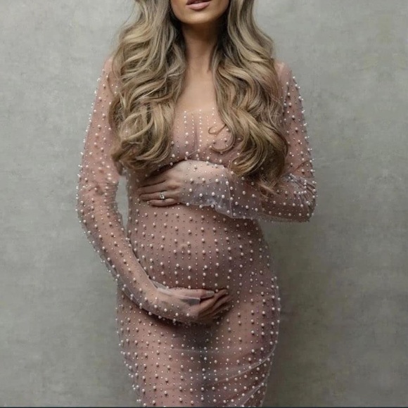 Bridal Sparkly Bathing Suit Cover Up - Picture 4 of 5